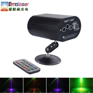 Luci Laser a LED per discoteca DJ a distanza con illuminazione Laser a colori RGB da 10W in lega di alluminio