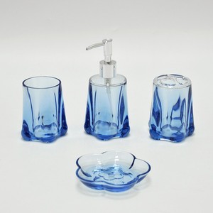 Juego de Baño Simple de 4 Piezas de Acrílico Transparente para Hotel - Product Image 6