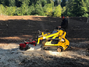 Hengtian <span class=keywords><strong>Compact</strong></span> <span class=keywords><strong>Mini</strong></span> Mengikuti Model Skid Steer <span class=keywords><strong>Loader</strong></span> dengan Tunggul Penggiling - Product Image 4