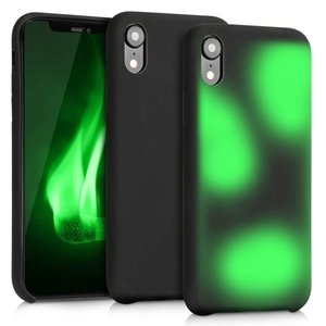 <span class=keywords><strong>Coque</strong></span> de téléphone thermosensible noire pour <span class=keywords><strong>iPhone</strong></span> 6 6S <span class=keywords><strong>7</strong></span> 8 Xr X Xs Max - Product Image 1