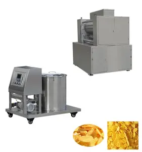 Máquina de fabricación de copos de maíz automática de gran capacidad personalizada/línea de producción de cereales para el desayuno