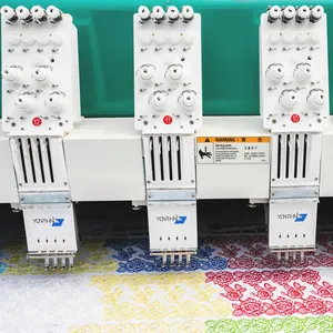 Four mixed combination series sewing machine with 4 heads