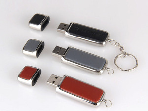 Gitra Ổ USB Thumb Flash Logo Tùy Chỉnh Bằng Da Khung Kim Loại Dung Lượng Thật 100% - Product Image 5