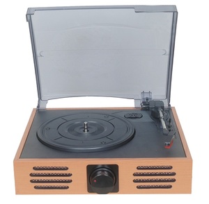 Loa Stereo Retro Đài Phát Thanh Máy Nghe Nhạc CD Theo Phong Cách Cũ Turntable Máy Hát Máy Nghe Nhạc - Product Image 1