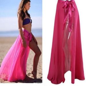 Womens Swim Wear Bikini Cover up Sheer Beach Mini <strong>Wrap</strong> <strong>Skirt</strong> Sarong Pareo Shorts <strong>Skirts</strong> - Product Image 5