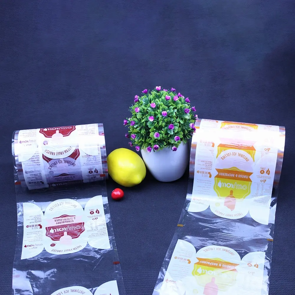 Roll voorraad/plastic voedsel verpakking roll film/krul voedsel verpakking plastic film roller