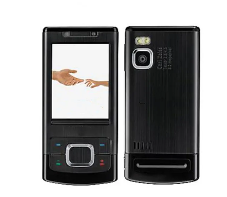 2.2 인치 WCDMA 슬라이드 휴대 전화 노키아 6500S 듀얼 카메라 듀얼 led 빛