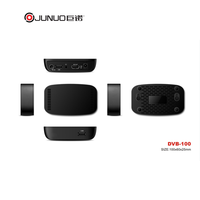 JUNUO Console DVB-T2 Set Top Box GX dvb t2 tv box pour Russie DVB-T2 avec deux ports usb support wifi