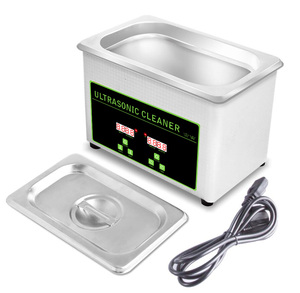 <span class=keywords><strong>Bain</strong></span> de <span class=keywords><strong>nettoyage</strong></span> ultrasonique pour lunettes 0,8 L 35 W Or, certifié CE, pour outils - Product Image 4