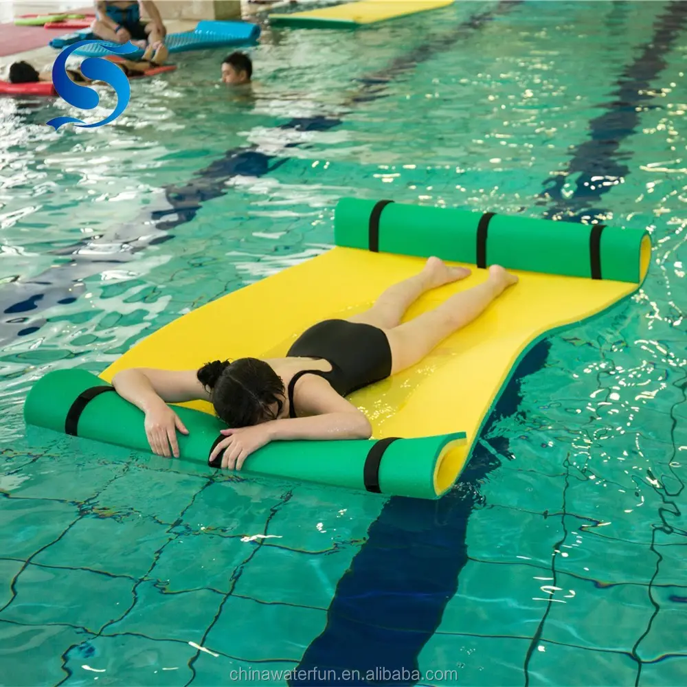 18*6 ft swimming pool xpe foam water float pads swimming pool lake beach sea mat yacht floating mat