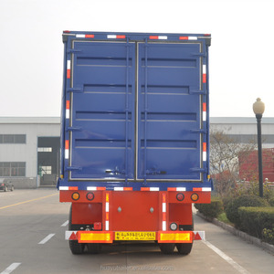 3 essieux rideau côté <span class=keywords><strong>remorque</strong></span> semi pour la boisson transport PVC rideau 13*2.5*3.7m - Product Image 4