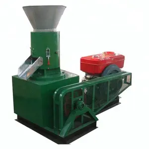 Europe CE Diesel Engine 300kg/h Flat Die Wood Pellet Machine/Wood Pellet Machine Mill Price for sale