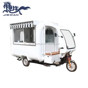 JX-FR220GH Thượng Hải Jiexian Thực Phẩm Điện Xe Tải Thực Phẩm Crepe Mì Van Xe Đạp Trailer Xe Đạp Trailer