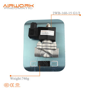 2 طريقة مياه الفولاذ غير القابل للصدأ صمام الملف اللولبي 24vdc - Product Image 5