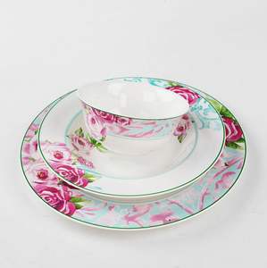 Горячая Распродажа фарфоровые десертные тарелки для ресторана и вечеринки набор керамических обеденных тарелок столовая посуда - Product Image 5