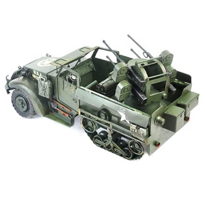 TM134 Auto d'Epoca Americane Retrò, Accessori per Decorazione Casa Vintage, Veicoli <span class=keywords><strong>Militari</strong></span> con Armi Decorative - Product Image 4