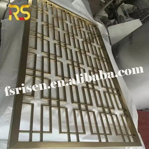 Foshan Panneaux muraux décoratifs découpés au laser en acier inoxydable <span class=keywords><strong>Panneau</strong></span> mural <span class=keywords><strong>de</strong></span> <span class=keywords><strong>séparation</strong></span> <span class=keywords><strong>de</strong></span> <span class=keywords><strong>pièce</strong></span> moderne pour hôtel - Product Image 3