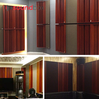 Panneau acoustique mural en bois 3d de haute qualité, diffuseur acoustique pour home cinéma, 12 pièces
