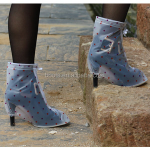 donne ingrosso antipioggia donne tacco alto pioggia copriscarpe - Product Image 2
