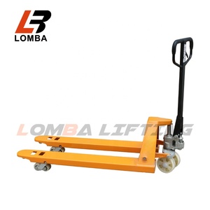 Transpallet Idraulico Manuale LOMBA BY-A da 3 Tonnellate con Ruote in PU Solido per la <span class=keywords><strong>Movimentazione</strong></span> <span class=keywords><strong>Merci</strong></span> - Product Image 1