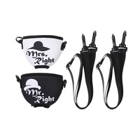 Isolateur de verre à vin réglable Porte-boisson Manchon en néoprène pour gobelet à vin avec sangle de cou