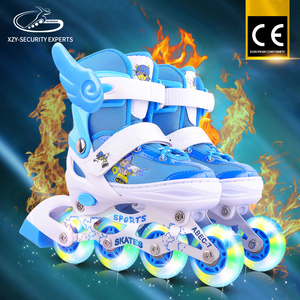 Algodón flashing roller skate zapatos tamaño precio barato 4 rueda de flash <span class=keywords><strong>patines</strong></span> - Product Image 4