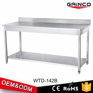 Tavolo <span class=keywords><strong>da</strong></span> Lavoro in Acciaio Inox WTC-162B per Cucine di Hotel e Panetterie - Product Image 3