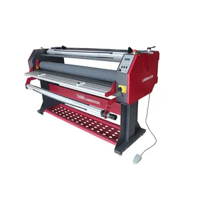Automatic Electric Self-Adhesive Laminate Roll Foil Laminator Hot Roll Laminating Machine with cutter