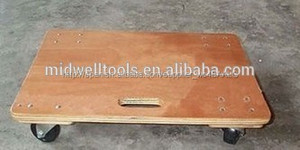 Fashion 4-Wheels high madera <span class=keywords><strong>Dolly</strong></span> / carro de la herramienta - Product Image 1