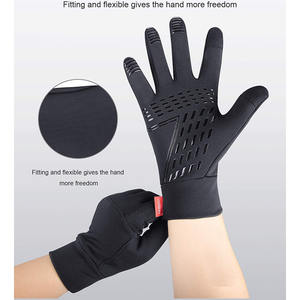 Deporte, guantes invierno, guantes invierno de compresión a prueba de viento Anti-Slip cálida del trazador de líneas de la pantalla táctil guantes - Product Image 4