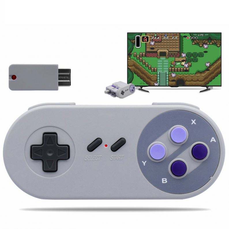 Custom Wireless Controller for Super Nintendo Entertainment