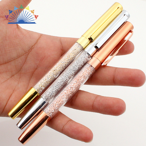 Pluma de oro rosa de diamante de regalo de cristal barato de estilos de lujo en oferta - Product Image 2