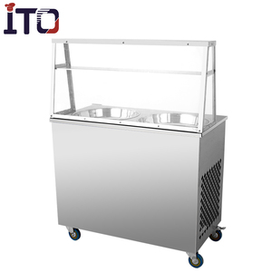 RI-A22 Tailandia Freír máquina de helados con doble bandeja - Product Image 1