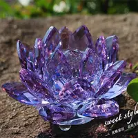 Crystal Glass Lotus Flowers, Wedding Favors, Nice, 2017