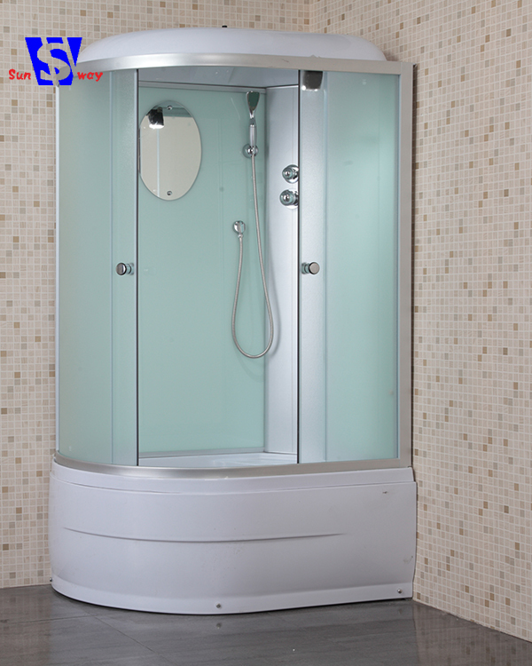 D'aluminium En circulation Cadre Rond L'ukraine 90x90 CM Cabines De Douche