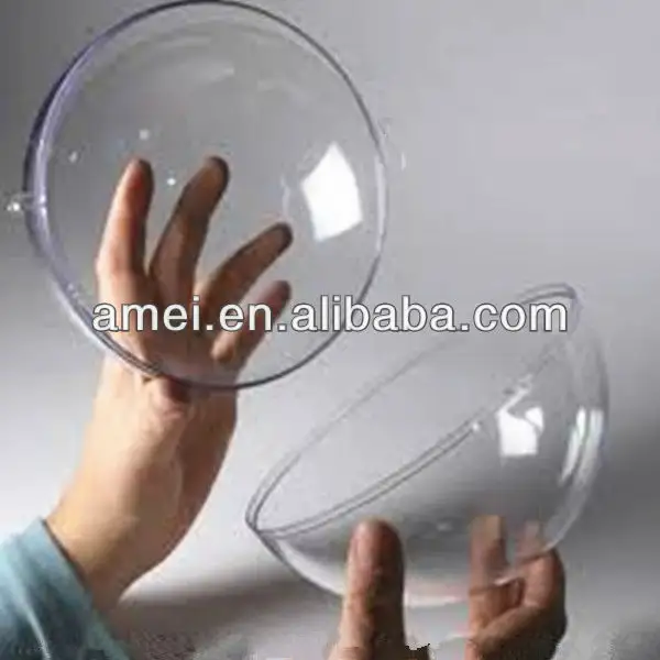 Vacuum forming plastic ball,Clear pvc plastic ball