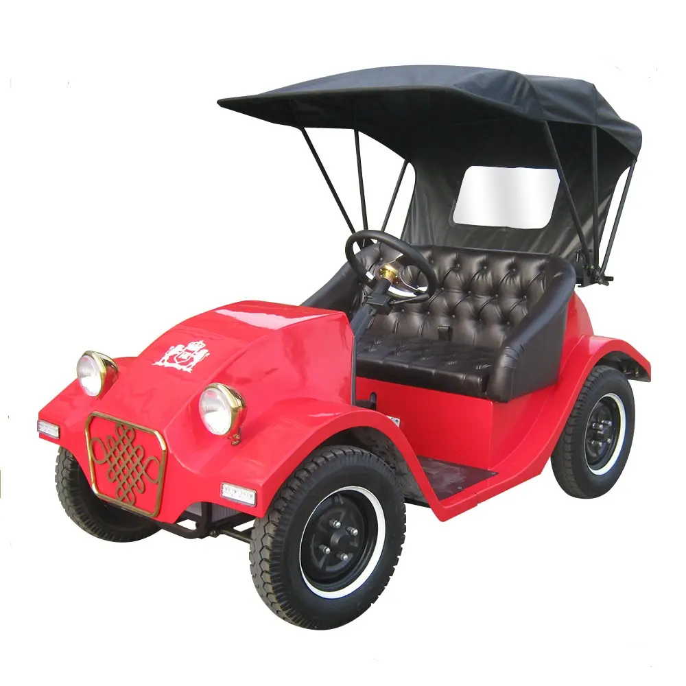 Top qualität batterie powered persönliche 2 sitzer mini auto golf fahrzeug
