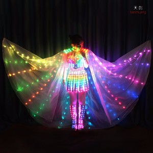 DMX512 inalámbrico Programable LED danza del vientre alas de <span class=keywords><strong>Isis</strong></span> - Product Image 3