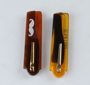 หวีจัดแต่งทรงเคราสำหรับผู้ชาย / หวีพับได้ / หวีพกพา - Product Image 5