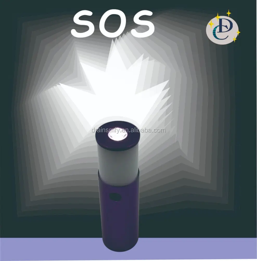 장수 시간 SOS LED 빛