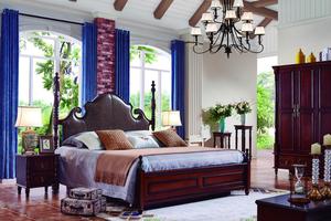 2021ขายร้อนไม้ห้องนอนเฟอร์นิเจอร์ชุด Solid Wood และ E1 MDF Board สำหรับห้องนอนบ้านเฟอร์นิเจอร์ชุด - Product Image 3