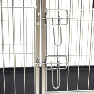 Commercio all'ingrosso moderna novità in metallo in rete metallica cane gabbia aperta Top <span class=keywords><strong>Pet</strong></span> box con vassoio inferiore per cani di grandi dimensioni prezzo a buon mercato - Product Image 5