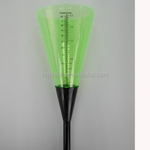 Garden Decorative Transparent Limegreen Popular Rain Gauge - Product Image 6