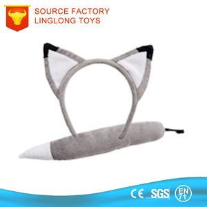 バレンタインギフト幼児玩具リアルなシベリアの虎の足と尾韓国の赤ちゃんの髪の飾りハロウィーンの衣装 - Product Image 3