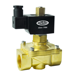 2 posisi 2 cara 230v Ac kuningan 3/4 inci katup Solenoid air terbuka secara normal - Product Image 1