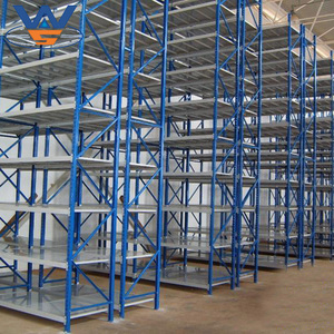 Estante de almacenamiento de acero <span class=keywords><strong>popular</strong></span>, estante de almacenamiento de servicio medio, almacén industrial personalizado con certificación CE / ISO - Product Image 4