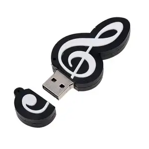 Bulk Music Gift Items, pendrive panio/ guitar/ notes/micphone usb stick 4gb Wholesale