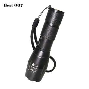 USA warehouse 5 modes light electric flashlight long lifespan rechargeable torch