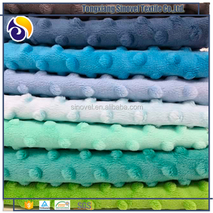 2025 Thiết Kế Mới Chất Lượng Tốt Hot Bán 100% Polyester Bé Chăn Vải Minky Dot Vải Sang Trọng - Product Image 3