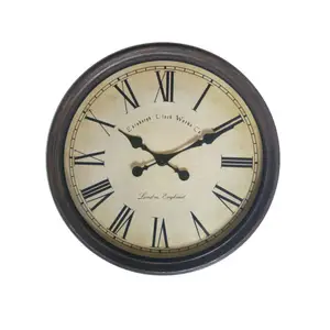 50cm Plastic Round Decor Antique Look Oversized Wall Clocks